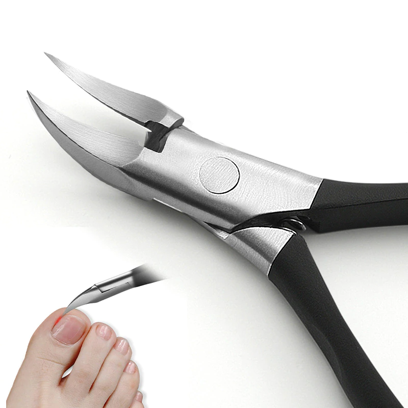 Stainless Steel Nail Clippers for Thick & Ingrown Nails - Precision Cutter
