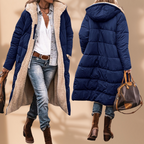 Women's Waterproof Winter Jacket with Hood - Windproof Coat