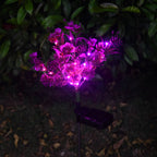 Modern Solar LED Garden Light – Purple – (1 LED)