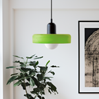 Colorful Bauhaus Pendant Light with Timeless Glass Design