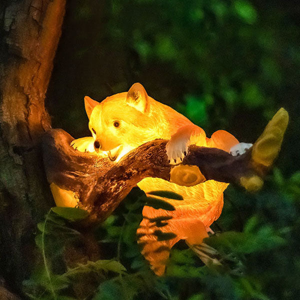 Decorative Solar Animal Garden Light – Owl / Chameleon / Toucan / Raccoon – (1 LED)