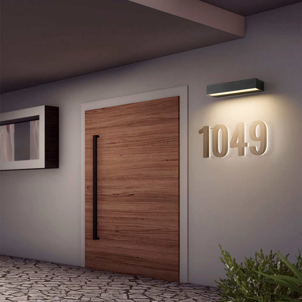 Elvara Minimalist LED Outdoor Wall Lamp IP65