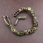 Skull Chain Bracelet Adjustable Alloy Gothic Jewelry