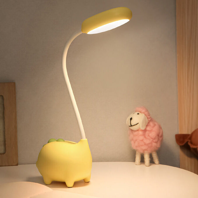 Modern Table Lamp with Integrated LED and Colorful Design