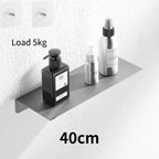 Floating Wall Shelf No Drill - Adhesive Bathroom Shelf
