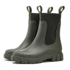 Women's Waterproof Rubber Boots with Non-Slip Sole