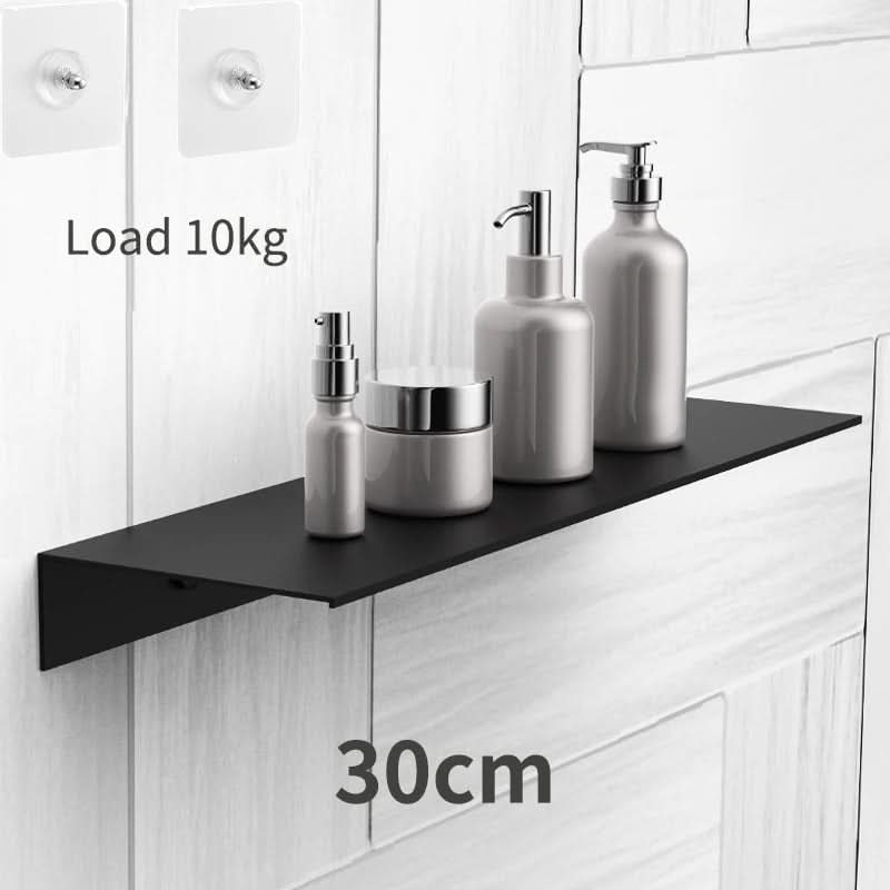 Floating Wall Shelf No Drill - Adhesive Bathroom Shelf