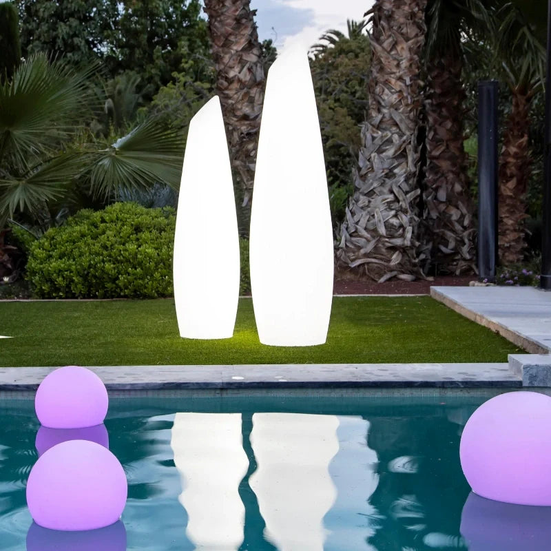 Spherical Garden Light - Rechargeable LED Ball Light with Remote, 16 Colours