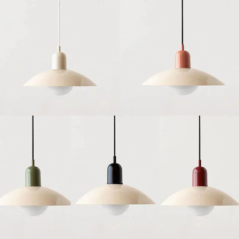 Bauhaus Macaron Colored Glass Pendant Lamp | Modern Design for Kitchen & Dining Room