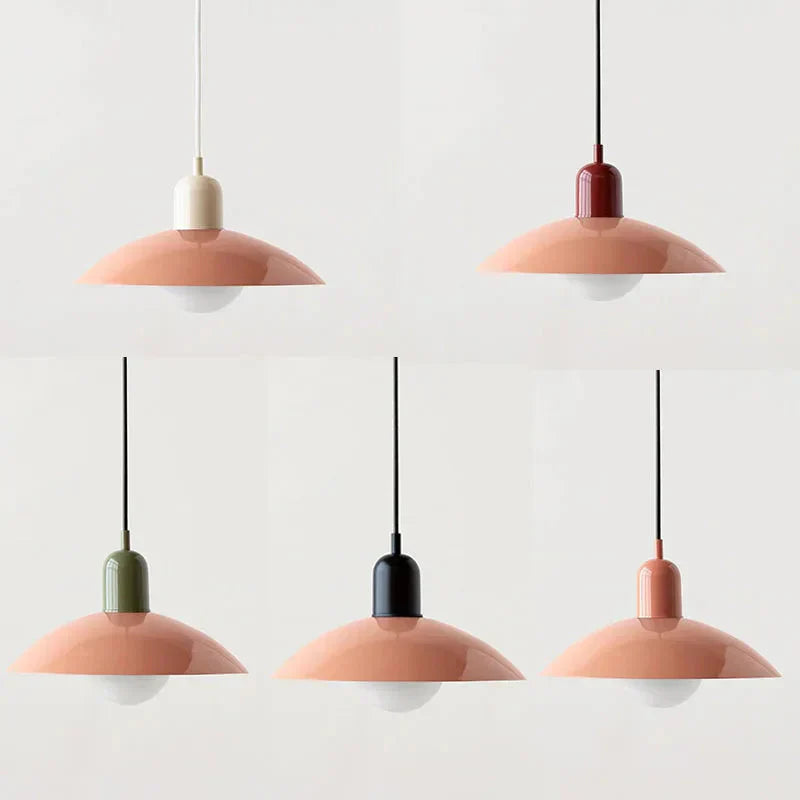 Bauhaus Macaron Colored Glass Pendant Lamp | Modern Design for Kitchen & Dining Room