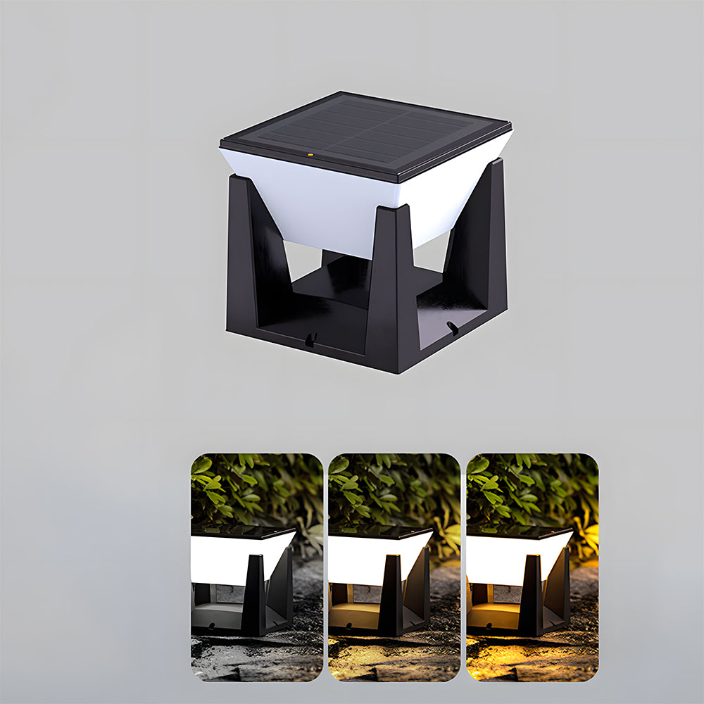 Solvra Solar Outdoor Lamp for Wall and Floor Use