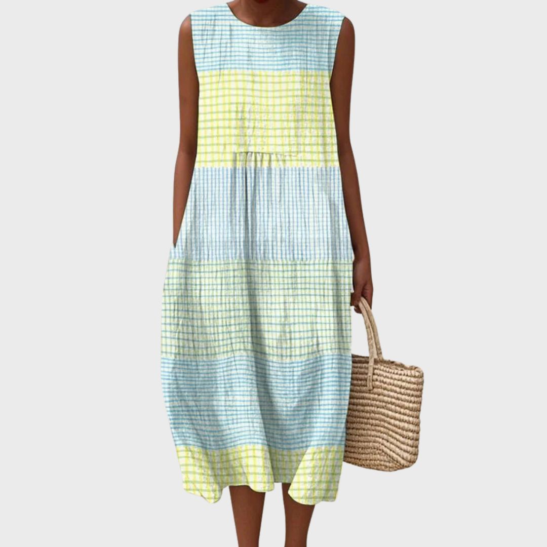 Women's Knee-Length Dress – Relaxed Fit Casual Dress