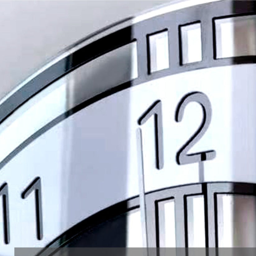 ClarityLine | Elegant Designer Wall Clock | Silent Precision & Stylish Timekeeping for Modern Interiors