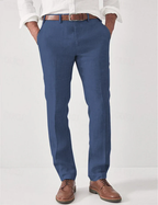 Men's Breathable Summer Trousers with Modern Straight Fit