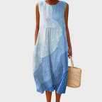 Women's Knee-Length Dress – Relaxed Fit Casual Dress