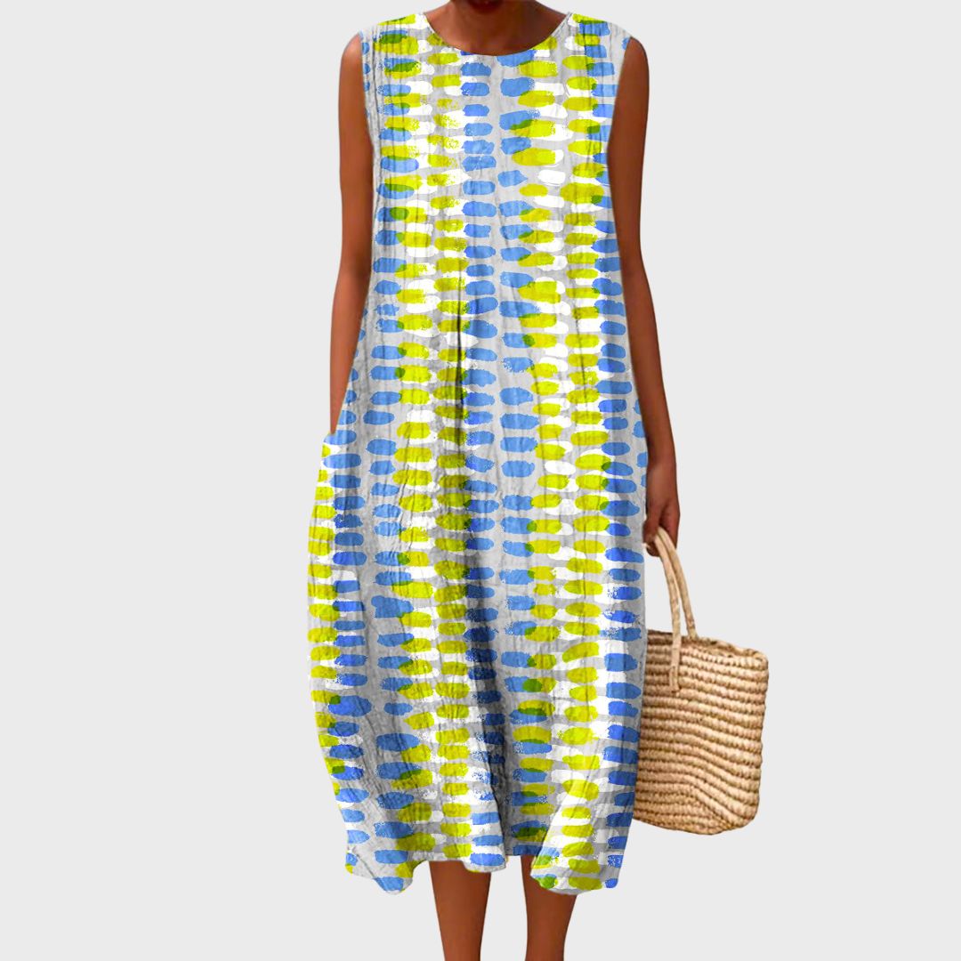 Women's Knee-Length Dress – Relaxed Fit Casual Dress
