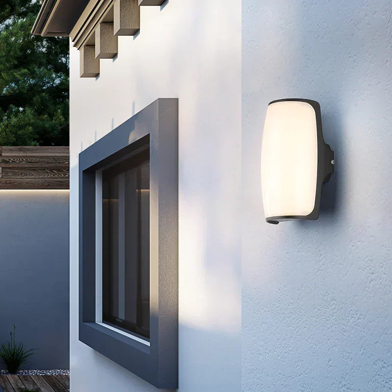 Astyra - Modern Black Waterproof IP65 LED Outdoor Wall Lamp