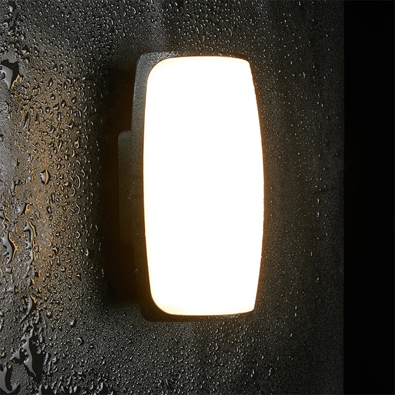 Astyra - Modern Black Waterproof IP65 LED Outdoor Wall Lamp