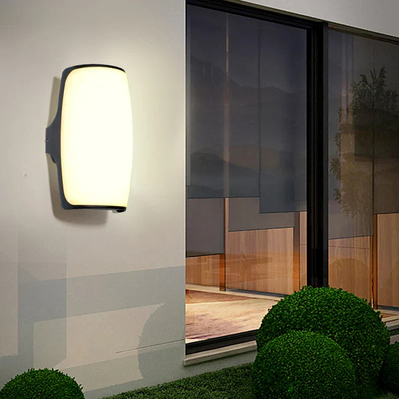 Astyra - Modern Black Waterproof IP65 LED Outdoor Wall Lamp