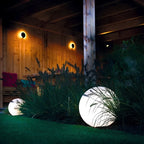 Spherical Garden Light - Rechargeable LED Ball Light with Remote, 16 Colours