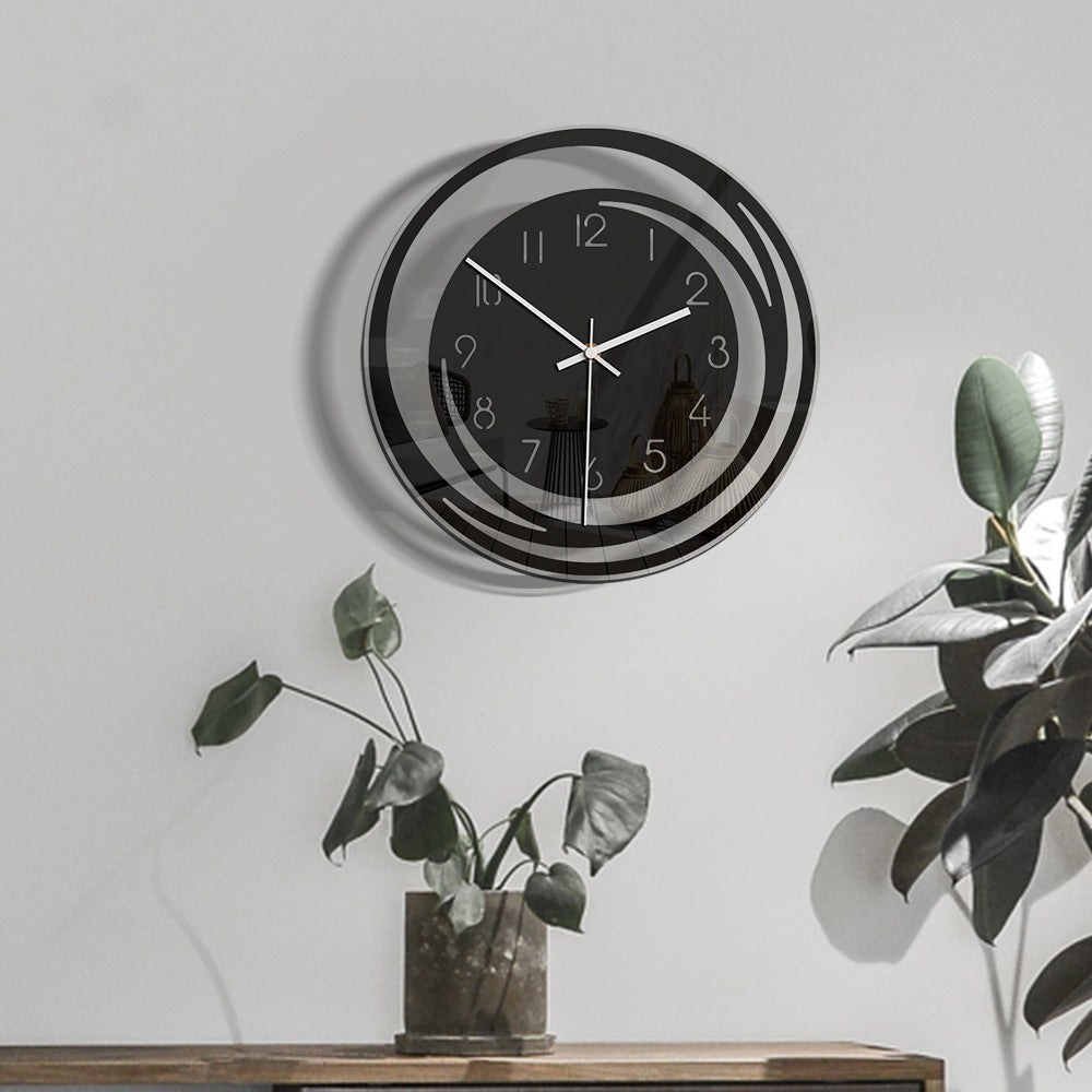 ClarityLine | Elegant Designer Wall Clock | Silent Precision & Stylish Timekeeping for Modern Interiors