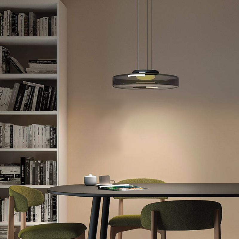 BauhausGlow – Glass Pendant Lamp in Bauhaus Style with Warm Lighting & Modern Design