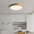 Delos – Scandinavian Wooden LED Ceiling Lamp