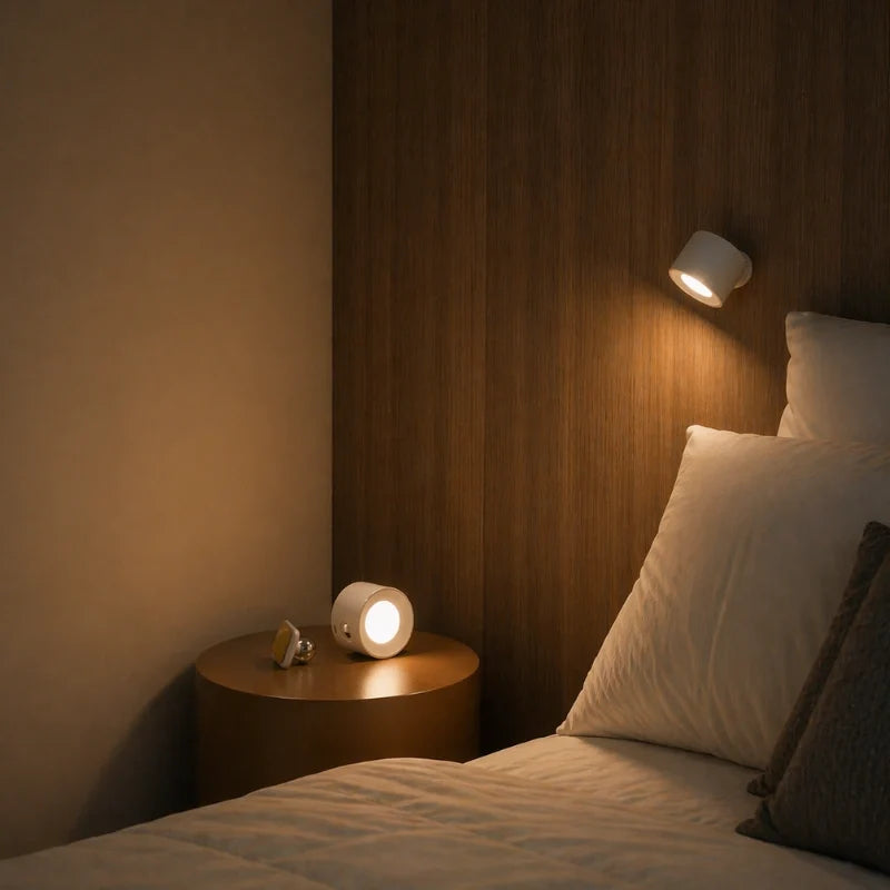 Cordless Wall Lights for Living Room - Rechargeable Wall Sconce with Touch or Remote