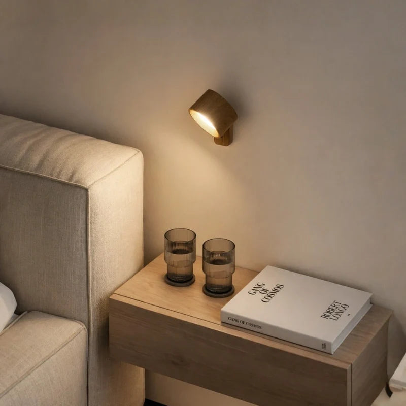 Cordless Wall Lights for Living Room - Rechargeable Wall Sconce with Touch or Remote