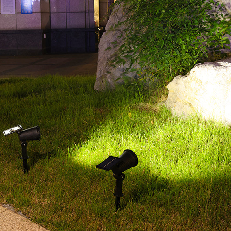 Solar Garden Spotlights with Dusk Sensor, Waterproof Outdoor Lights