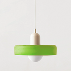 Colorful Bauhaus Pendant Light with Timeless Glass Design