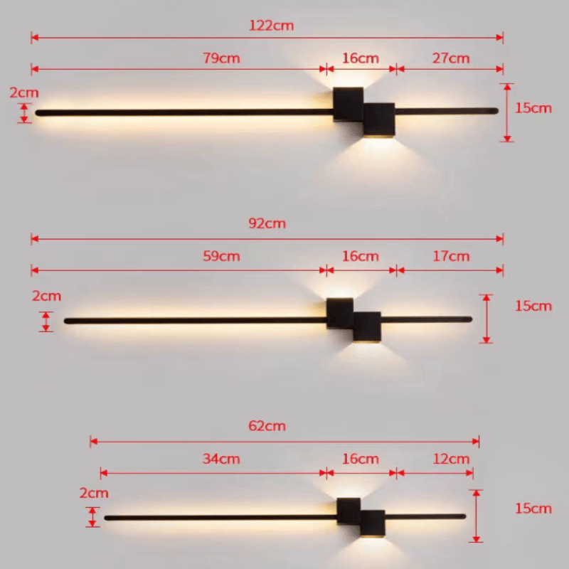 LINESTRIPE – Minimalist LED Wall Lamp for a Modern Ambiance