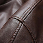 Ravello | Men's Aviator Fur Lined Leather Jacket