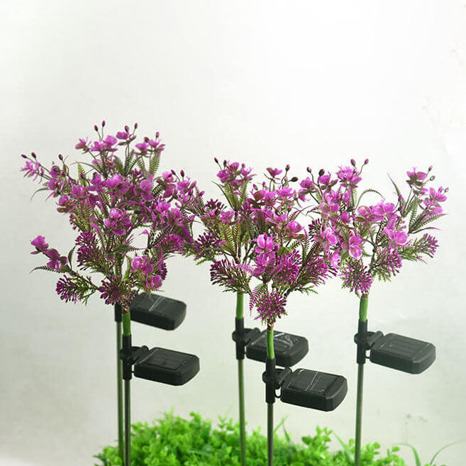 Modern Solar LED Garden Light – Purple – (1 LED)