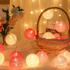 Cotton Light Ball Garland – Create Atmosphere and Warmth in Any Space