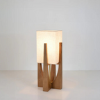 Hikari – Japanese-Style Floor Lamp | Solid Wood Standing Lamp with Ambient Lighting