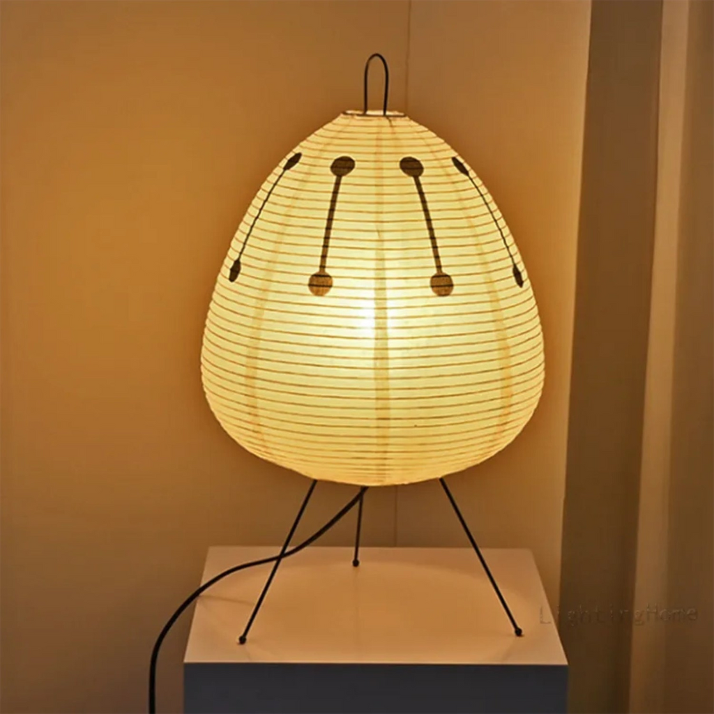 Shizuku – Japanese Rice Paper Floor Lamp | Minimalist Standing Lamp with Warm Ambient Lighting