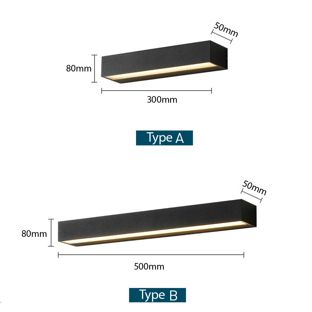 Elvara Minimalist LED Outdoor Wall Lamp IP65