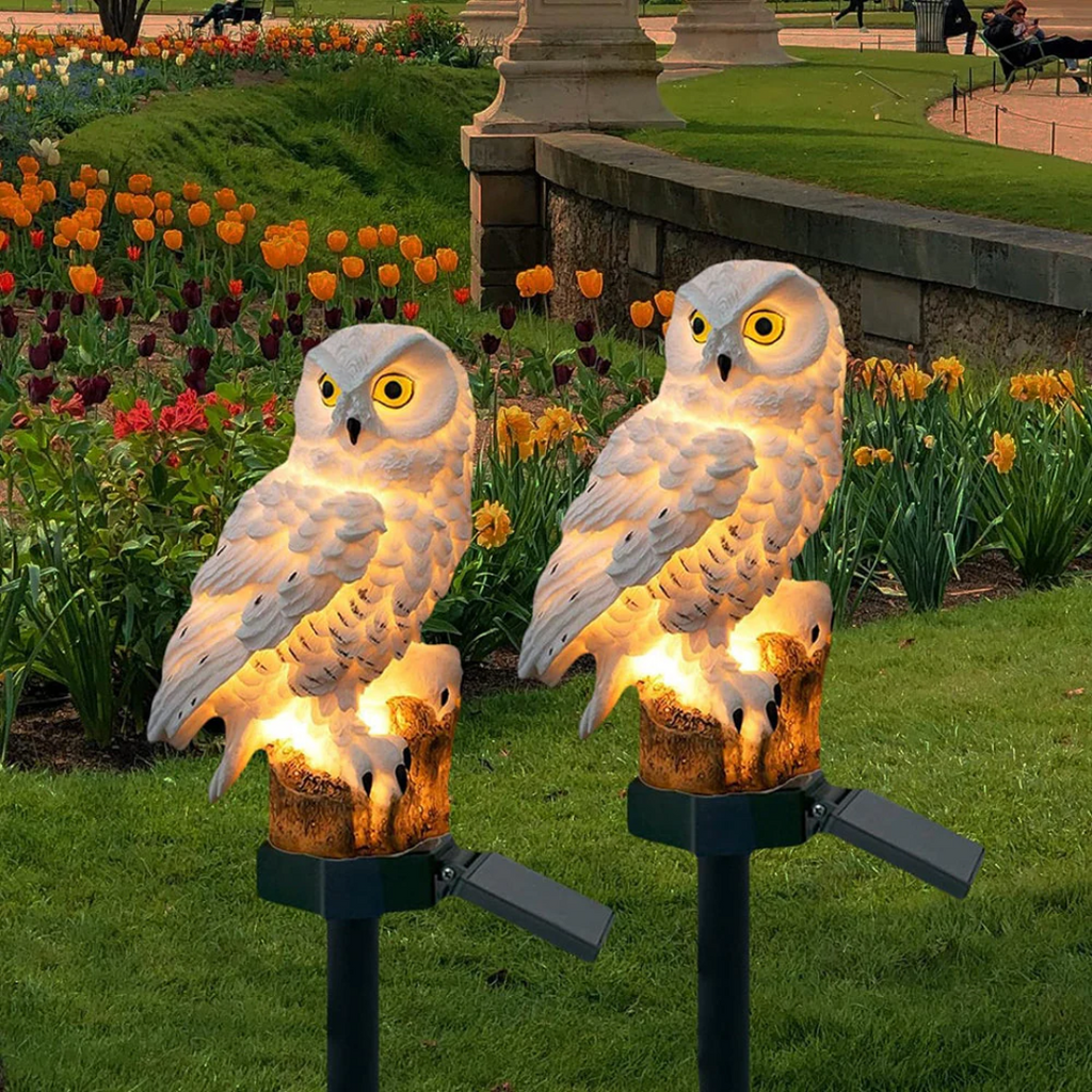 Uylin - Solar Owl Outdoor Lamp