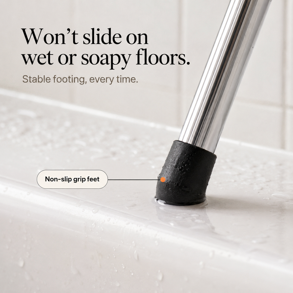 Dog Bath Platform – Elevated Non-Slip Stainless Steel