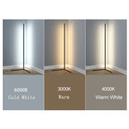 Smart LED Corner Lamp – Minimalist Standing Corner Lamp with Dimmable Lighting