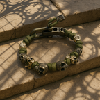 Skull Chain Bracelet Adjustable Alloy Gothic Jewelry