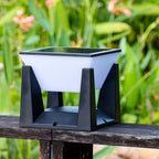 Solvra Solar Outdoor Lamp for Wall and Floor Use