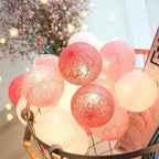 Cotton Light Ball Garland – Create Atmosphere and Warmth in Any Space