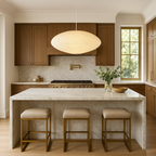 WabiLight | Japandi Paper Pendant Lamp | Handmade Wabi-Sabi Design with Warm LED Light
