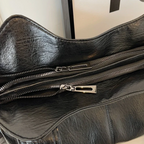 Women's Vegan Leather Shoulder Bag - Crossbody Style