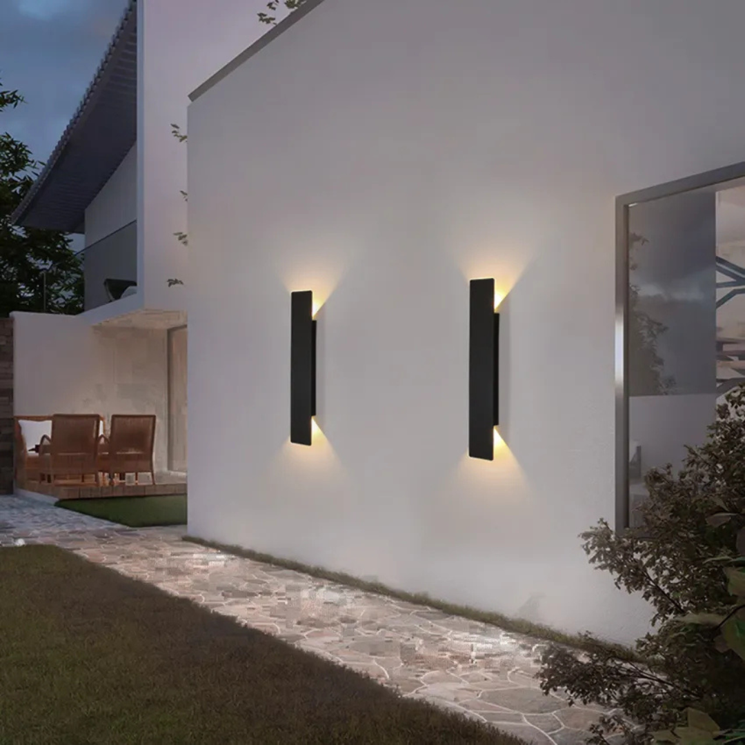 Modern Aluminum Outdoor Light with Waterproof LED Design