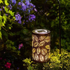 Senti - Solar Outdoor Lamp with Leaf Motif