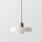 Colorful Bauhaus Pendant Light with Timeless Glass Design