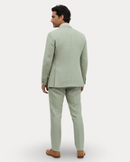 Men's Tailored Linen Suit - Breathable Wedding Suit